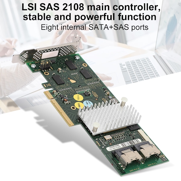 SAS2108 SATA/SAS Raid 6Gbs 512M Cache-kontrollkort