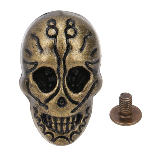20ST DIY 15,66 x 25,24 mm Punk Dubbnit Gothic Ornament / Skor Tillbehör88 Ghost Head Brons