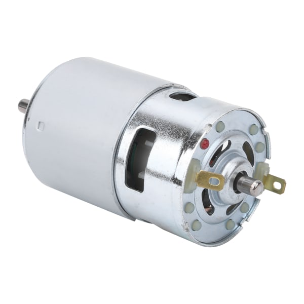 775 Motor 12-24V Høyhastighets Stort Dreiemoment DC-motor Dobbelkulelager