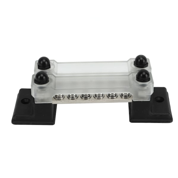 DC 12‑48V AC 110‑300V Strömfördelningsblock Dubbel Rad Kopplingsplint Barriärlist med 16 Terminaler för Bilar Lastbilar Husbilar Fartyg Marin