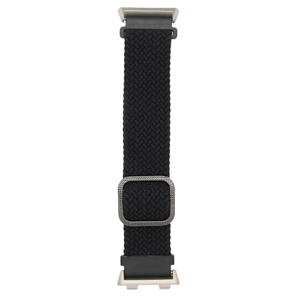 Justerbar Smartwatch Rem for Oppo Watch 2 46mm Strik Elastisk Loop Urrem Udskiftning Sort