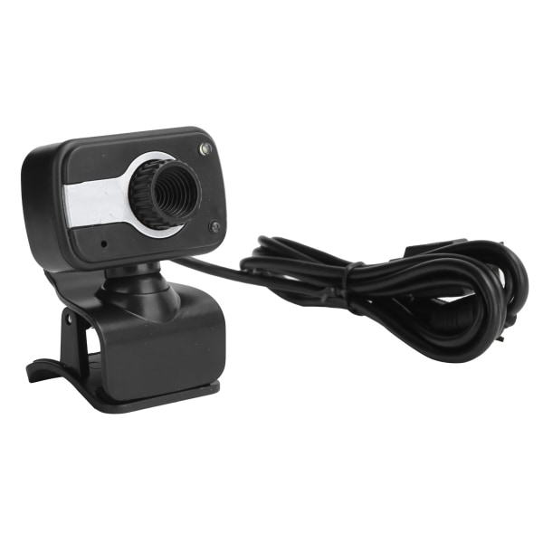 PC-kamera USB Clipon-webkamera med 3,5 mm lydport Mikrofon Videomødeudstyr V3