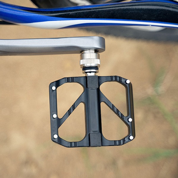 1 par sykkelpedaler Aluminiumslegering hurtigutløsende sykkelplattformpedaler med sklisikre spiker for terrengsykkel