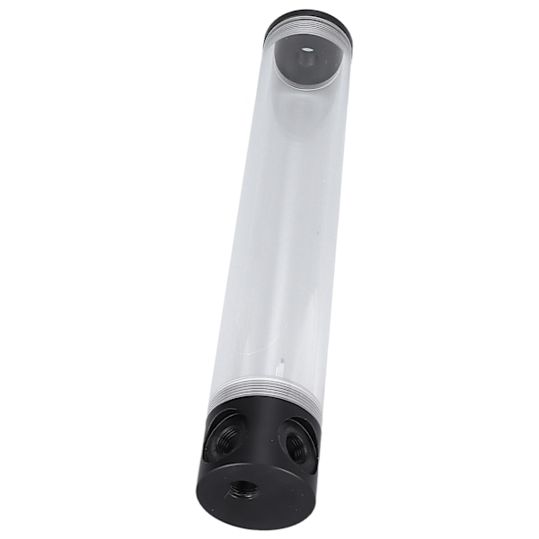 Vandkølingsbeholder 300 mm/11,8 tommer Længde G1/4 tommer gevind Lav støj Cylindrisk Akryl Plastmateriale Køletank