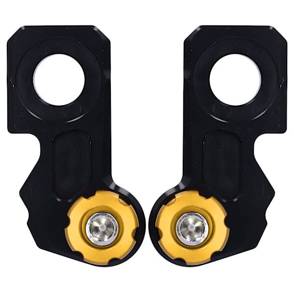 2 stk. Motorsykkelakselblokk Slider Aluminiumlegering Erstatning for CB650R/F CBR650R 2019‑2020 Gul