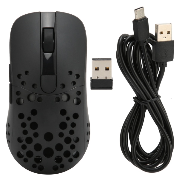 HXSJ Gaming Mouse 2.4G Dual Mode Seks niveau Justerbar Præcis Kontrol 10000DPI RGB Mus til Windows PC-spillere