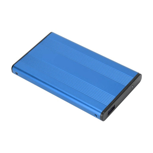 HDD-kotelo 2,5 tuumaa 2 TB kapasiteetti 480 Mbps siirtonopeus Alumiiniseos USB2.0-liitäntä Windowsille VistaBlue