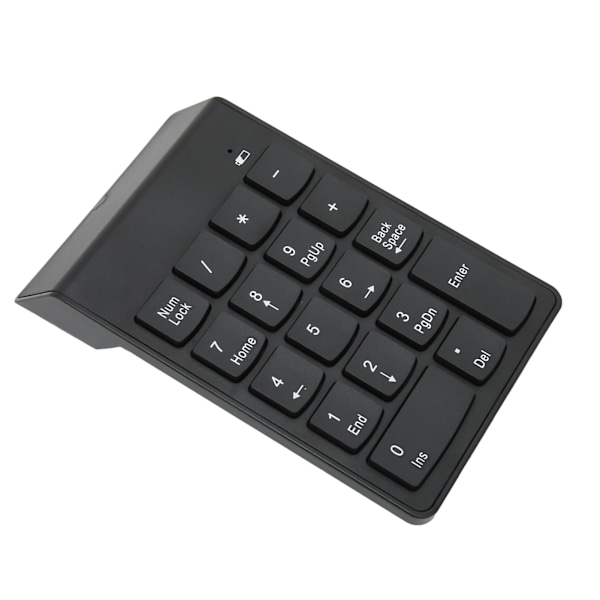 Numeriskt tangentbord Mini Trådlöst 18 tangenter 2.4GHz Stabil anslutning Ergonomisk design Laptop Numpad Numeriskt tangentbord