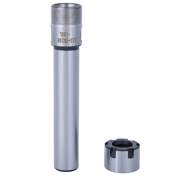 Collet Chuck Holder Chrome Molybdenum Alloy Steel Straight Extension Rod ER20M-100L(C20 )