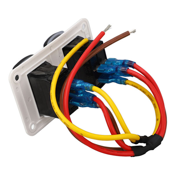 DC12 24V Marine Toilet Kontrolpanel Kontakt 3 Vejs Hurtig Respons RV Toilet Vippekontakt til Både Yachts