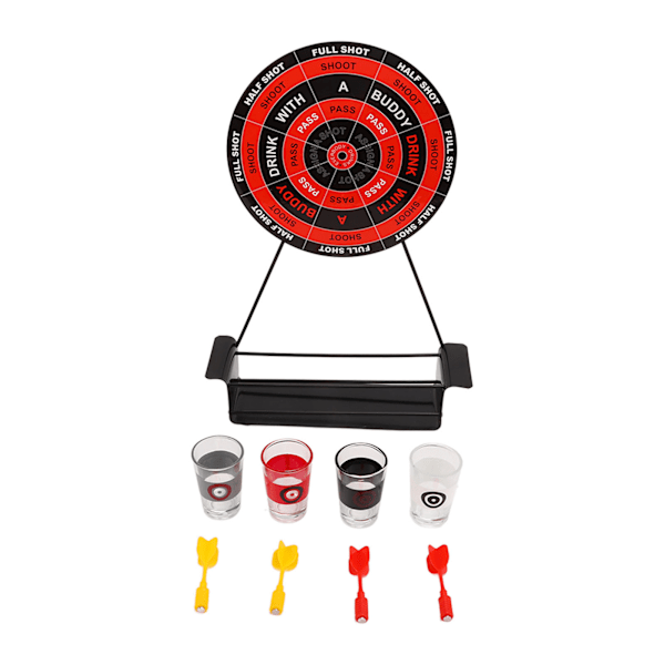 Mini Drikk Dart Shotsett Magnetisk Drikk Spill Dart Vinutstyr med Glasskopper Stor Dart