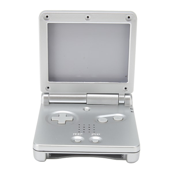 Spillkonsoll Shell for GBA SP Erstatningshele deler Hus Shell Case med knapper for Gameboy Advance SP Silver