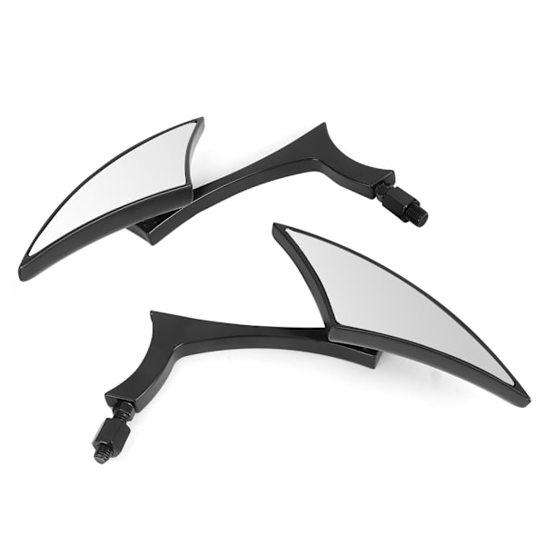 Universal sidospegel för motorcykel - 2 st, 8 mm/10 mm stavände triangel backspegel för återmontering