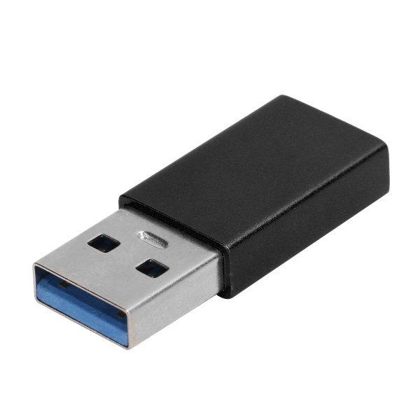 TypeC-sovittimen naaras-USB3.0-uros USB pikalataustietokonetarvikkeet (musta)