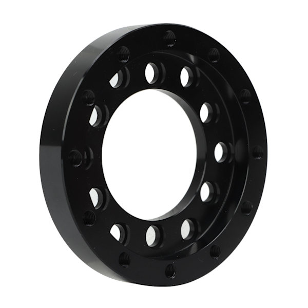 Rattadapter Svart Platta CNC Aluminiumlegering för Logitech G25 G27 G29 G920 13 14 tum Ratt 70mm/2.75in