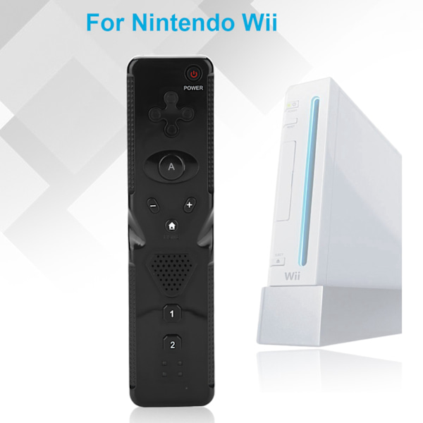 Intensiv spelupplevelse med Black Analog Rocker Motion Game Console Remote för Wii