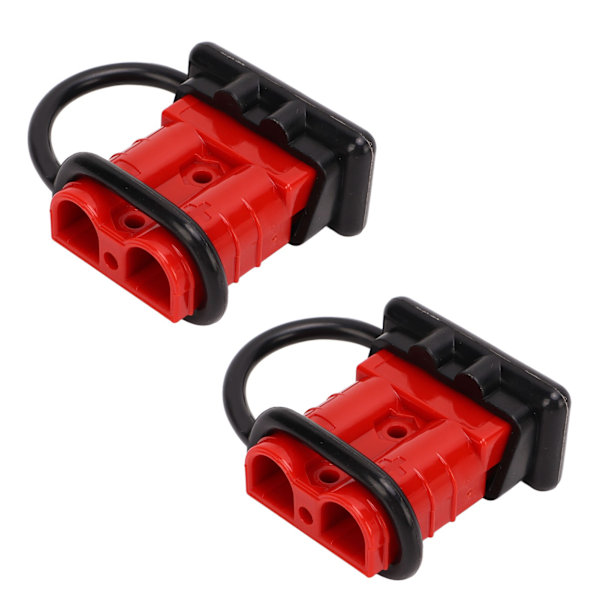 2 Set Batteri Snabbkontakt Koppla Från Plugg 50A 600V Kabelhärva Plugg Kit för Elfordon