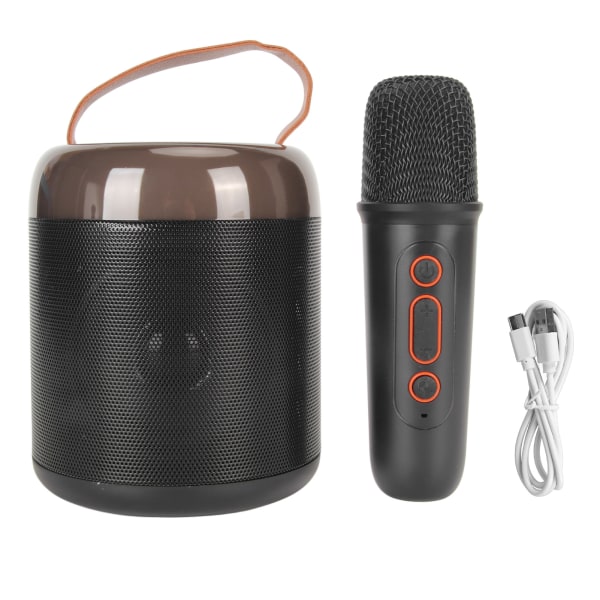 RGB-högtalare 16 ljuspärlor Lättviktskompakt bärbar Bluetooth högtalare med trådlös mikrofon för hemsvart