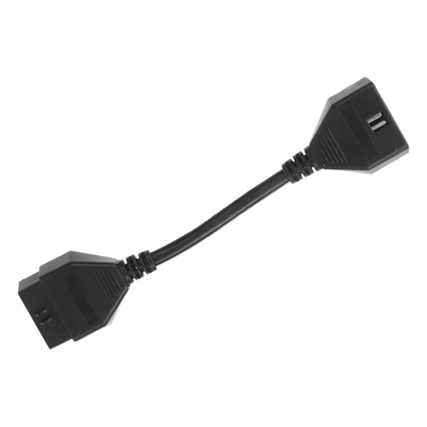 18cm 16-pin Diagnostisk Förlängningssladd Hane till Hona OBDII Scanner Förlängningsadapter Anslutningskabel