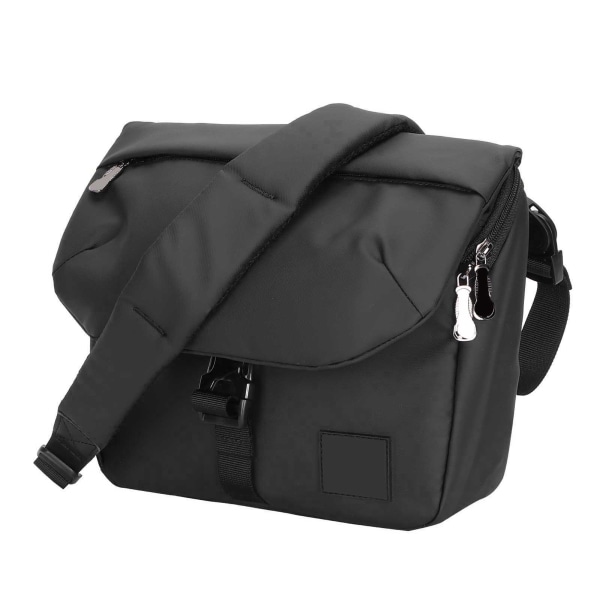 OX PLOUGH Herre Messenger Bag Vanntett Polyester Lær Casual Man Skulderveske Vesker Svart