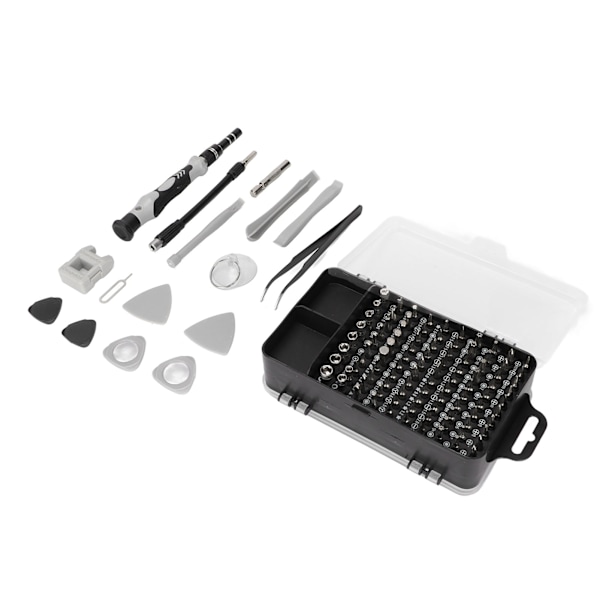 Magnetisk mini precisionsskruvmejselsats - 115 i 1 set, idealisk för reparation av dator, mobiltelefon och klocka