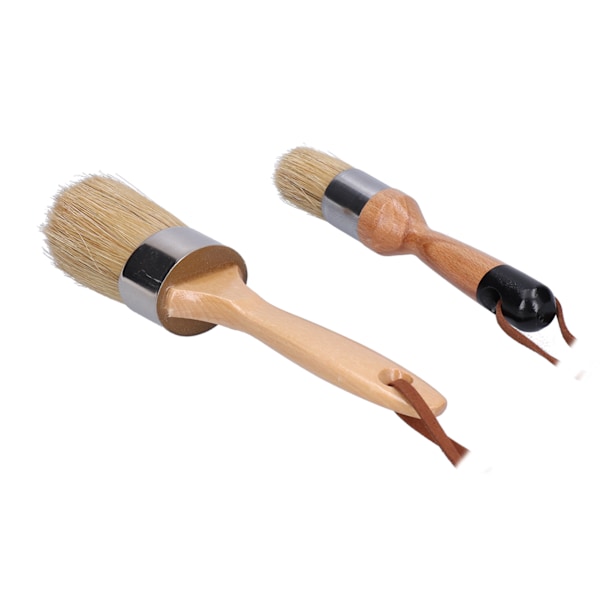 2PCS Professional Chalk and Wax Paint Brush for DIY Painting and Waxing Tool Home Decor