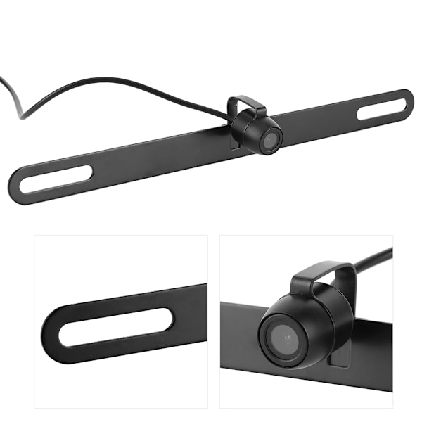 Backkamera - HD Night Vision, bred 170°, vattentät, lång registreringsskylt
