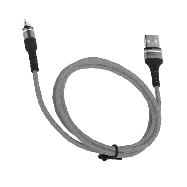3A 1m kohokuvioitu denim kudottu pikalataus USB -kaapeli tiedonsiirtojohto matkapuhelimelle/tabletille IOS:lle