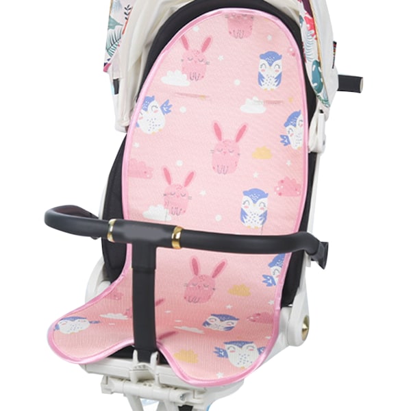 Baby Stroller Cool Pad Sommer Is Kjøligere Matte Pustende Sovepute Puter For Barnevogn Høy Stol Rosa