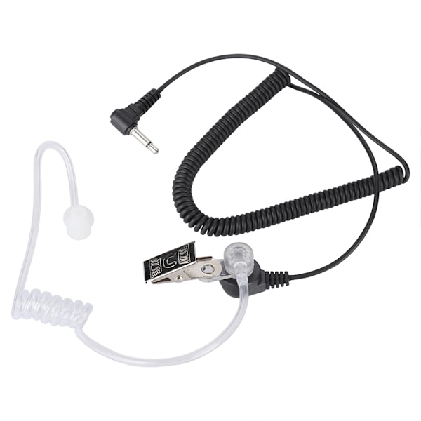 Walkie Talkie-hörlurar för högtalarmikrofon - 3,5 mm Single Ear Air Duct-hörlurar