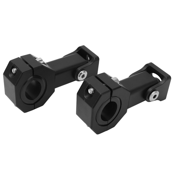 2 st Spotlightfästen M5-öppning 18mm‑30mm Justerbar Strålkastarklämma för Motocross Off Road ATV UTV