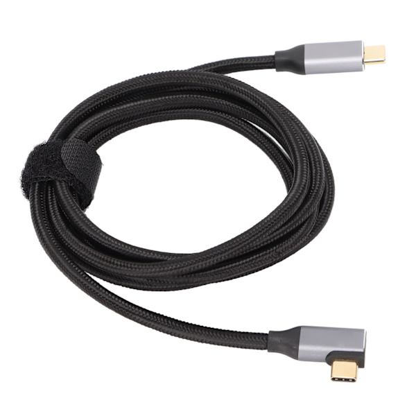 Hurtiglading USB-C-kabel - 100W PD, nylonflettet, USB 3.1 Gen2, 10Gbps, 4K@60Hz, 1,5m