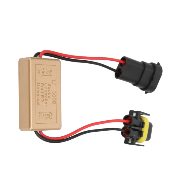 Flash Strobe Controller Box Kontinuerlig blinkande modul H8 H9 H11 Sockel för LED-strålkastare dimljus