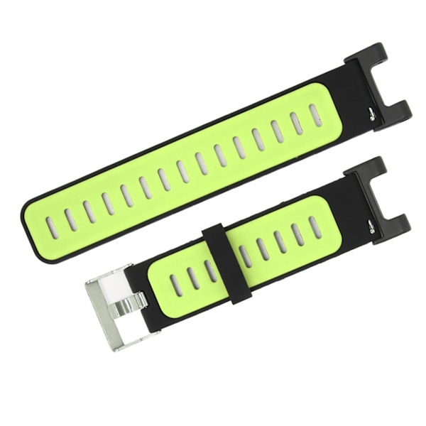 Silikon Blødt Armbåndsrem Sport Urrem til Amazfit TRex til TRex Pro Ur (Sort Grøn)