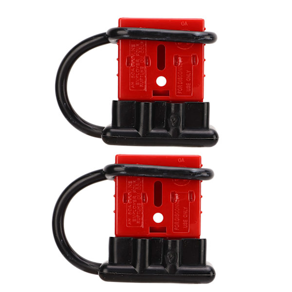 2 Set Batteri Snabbkontakt Koppla Från Plugg 50A 600V Kabelhärva Plugg Kit för Elfordon