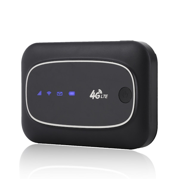 Bærbar 4G WiFi-modem for Europa og Asia - Svart