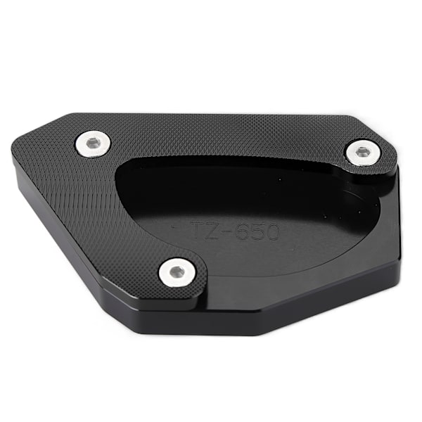 Motorcykel Sidostöd Förlängning Stödplatta Aluminiumlegering Ersättning för Suzuki V STROM 650XT DL650 2004‑2020 Svart