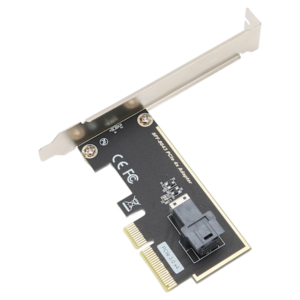 PCIE X4 - U.2 -sovitinkortti SFF-8643 Mini SAS HD 36-nastainen naaras PCIE -sovitinkortti perinteiselle pöytätietokoneelle