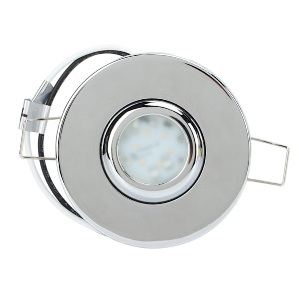 2.6in RV Båt Infälld LED Taklampa Vridbart Lamphuvud 75LM 3000K IP66 Vattentät för Yacht Hall Korridor Skåp Trappa