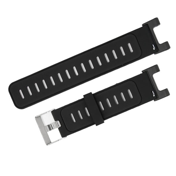 Silikonarmband Mjukt Sportklockband Rem för Amazfit TRex för TRex Pro Klocka (Svart Mörkgrå)