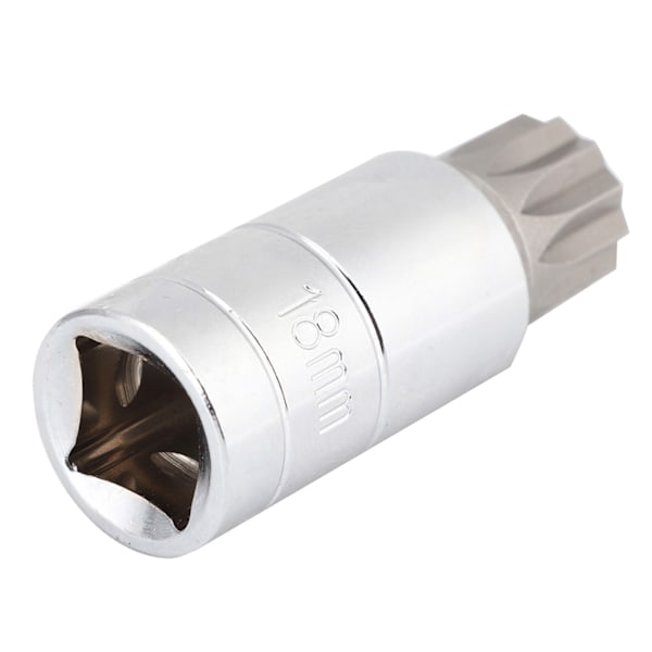 12-punkts trippel firkantet splines bitsokkelsett - 10 stk, M4-M18, 1/4\" 3/8\" 1/2\" Drive Reparasjonsverktøysett