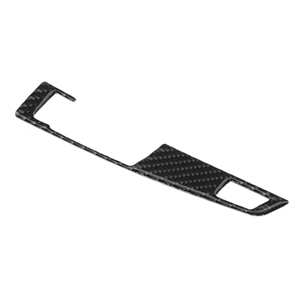 Kolfiber Växelspaksknapp Panel Trim Cover Passar F07/ F10/ F25/ F26 2009‑2016 LHDA (Enkel Brytare)