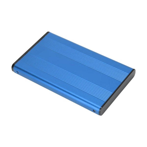 HDD-kotelo 2,5 tuumaa 2 TB kapasiteetti 480 Mbps siirtonopeus Alumiiniseos USB2.0-liitäntä Windowsille VistaBlue
