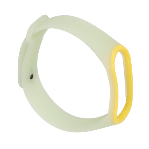 Smartklokke Armbånd Lysende Bånd Silikon Anti-Tapt Utbyttbar Rem med Porøs Justering for Mi Band 6 5 4 3 NFC