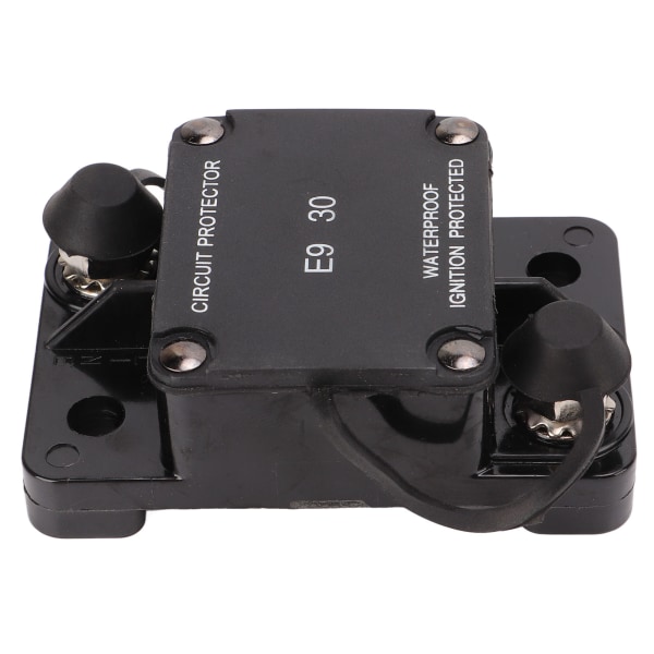 Automatisk tilbakestillingsbryter 32V 30A 1/4in Bolt IP67 Beskyttelse Brannsikker for Lastebiler Busser Bobiler Batteri