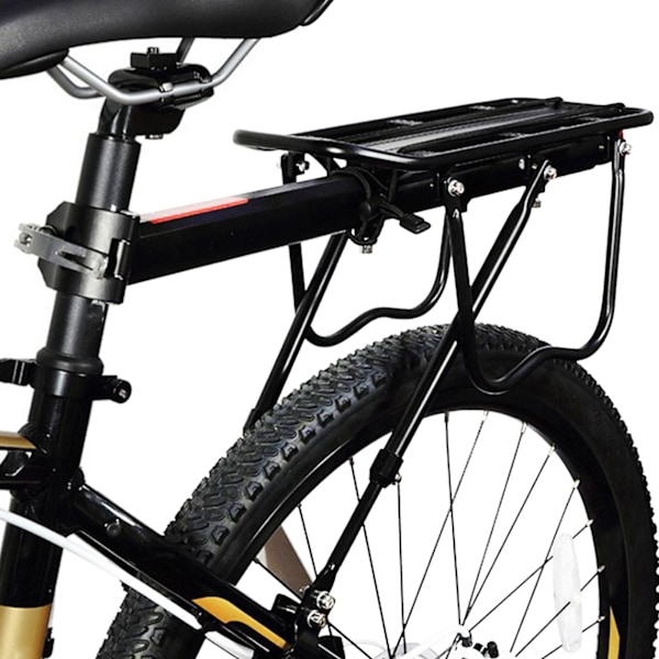 WJ01 Aluminium Alloy Sort Cykelbagagebærer Bagagebærer Hylde Cykling Udstyr Tilbehør