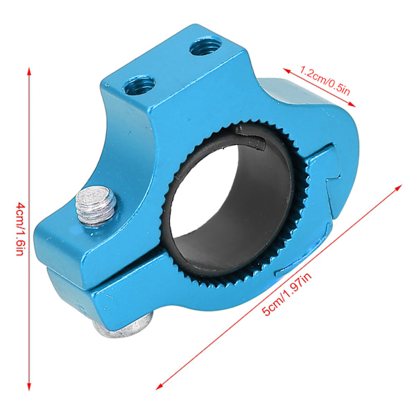 Sykkelkoppholder, motorsykkelstyremontering, drikkeflaskeholder (blå)