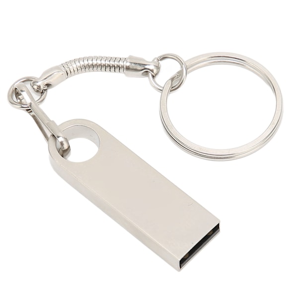 USB Flash Disk Usb2.0 TypeC Mobiltelefon Computer Dobbelt Brug U Disk Højhastigheds Flashdrev med nøglering (16GB Sølv)