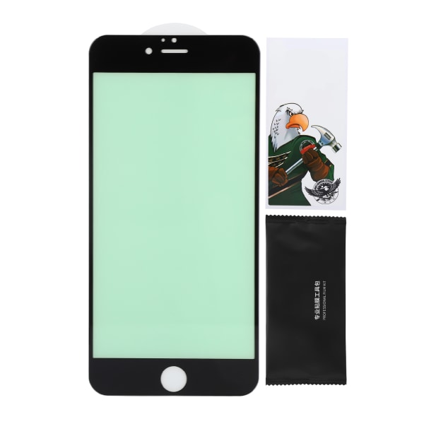 Skärmskydd för telefon i härdat glas Grönt ljus ögonskyddsfilm för Iphone 6plus Black Border