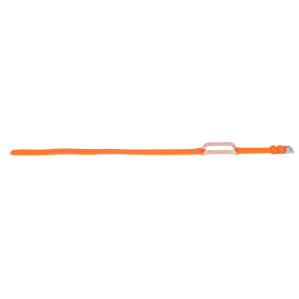 Remm med metallspenne for Xiaomi Mi Band 6/5 NFC Myk silikon armbånd Oransje